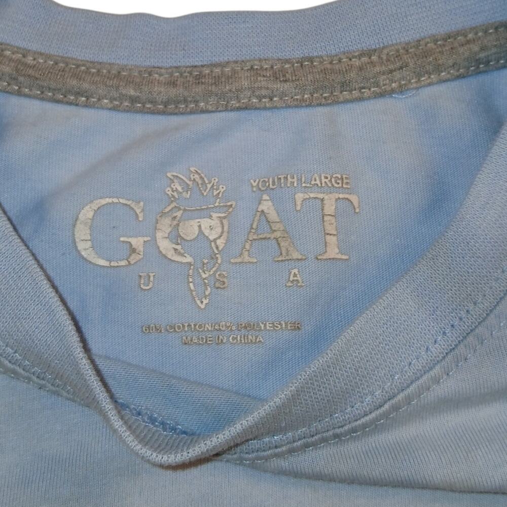 GOAT USA Youth Boys Blue Lacrosse T-Shirt - Size: Large - Picture 6 of 6